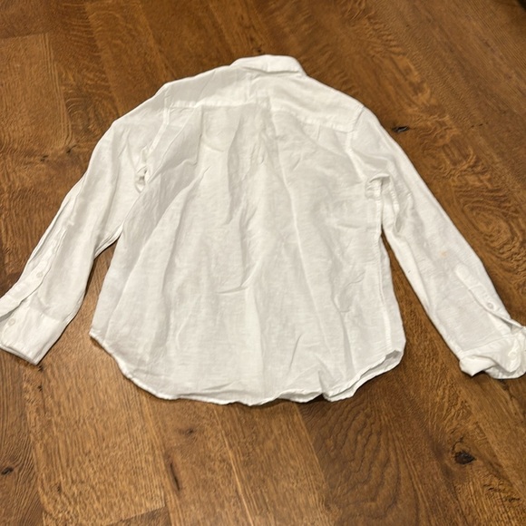 Crewcuts Boys Button Down Shirt White Size 10 - Picture 2 of 4